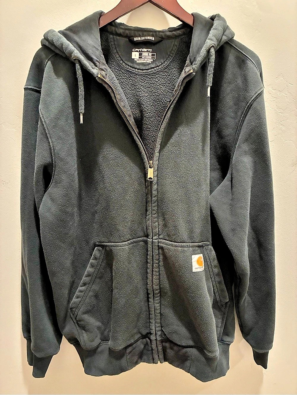Carhartt Rain Defender Loose Fit Heavyweight Full-Zip Sweatshirt Full-Zip Hoodie